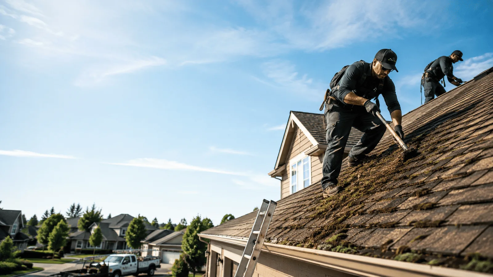 Roof Moss Removal in Fairfield, OH near me